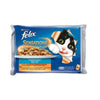 Felix Fantastic Multipack Beef and Chicken in gravy - Pouch 4x100g