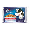 Felix Fantastic Multipack Beef and Chicken - Pouch 4x100g