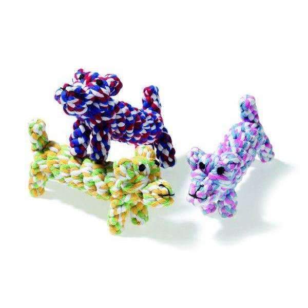 Karlie Dog Toy Puppy Cotton Dog - 17cm Assorted Colors