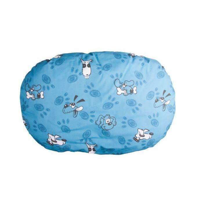 Karlie Cushion Guzzy With Zipper - Oval 80cm (Light Blue)