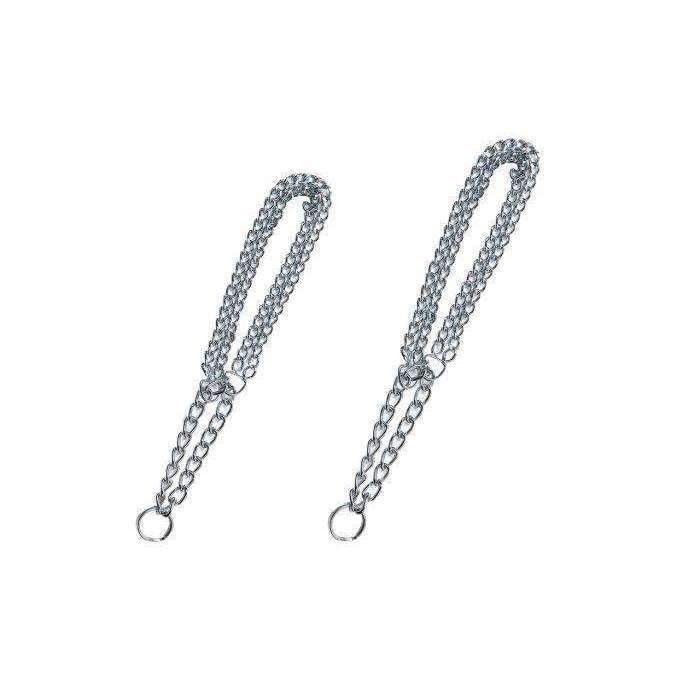 Karlie Double Choke Chain Collar - 40cm