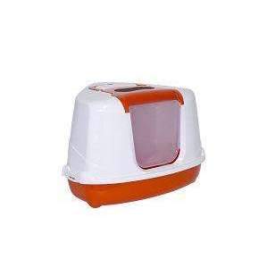 Moderna Flip Corner Cat Litter Box 'Orange'