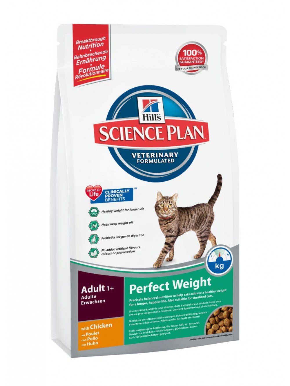 Hill's Feline Adult Perfect Weight Chicken 3kg