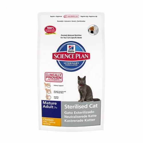 Hill's Feline Mature Adult 7+ Sterilised Cat Chicken 300g