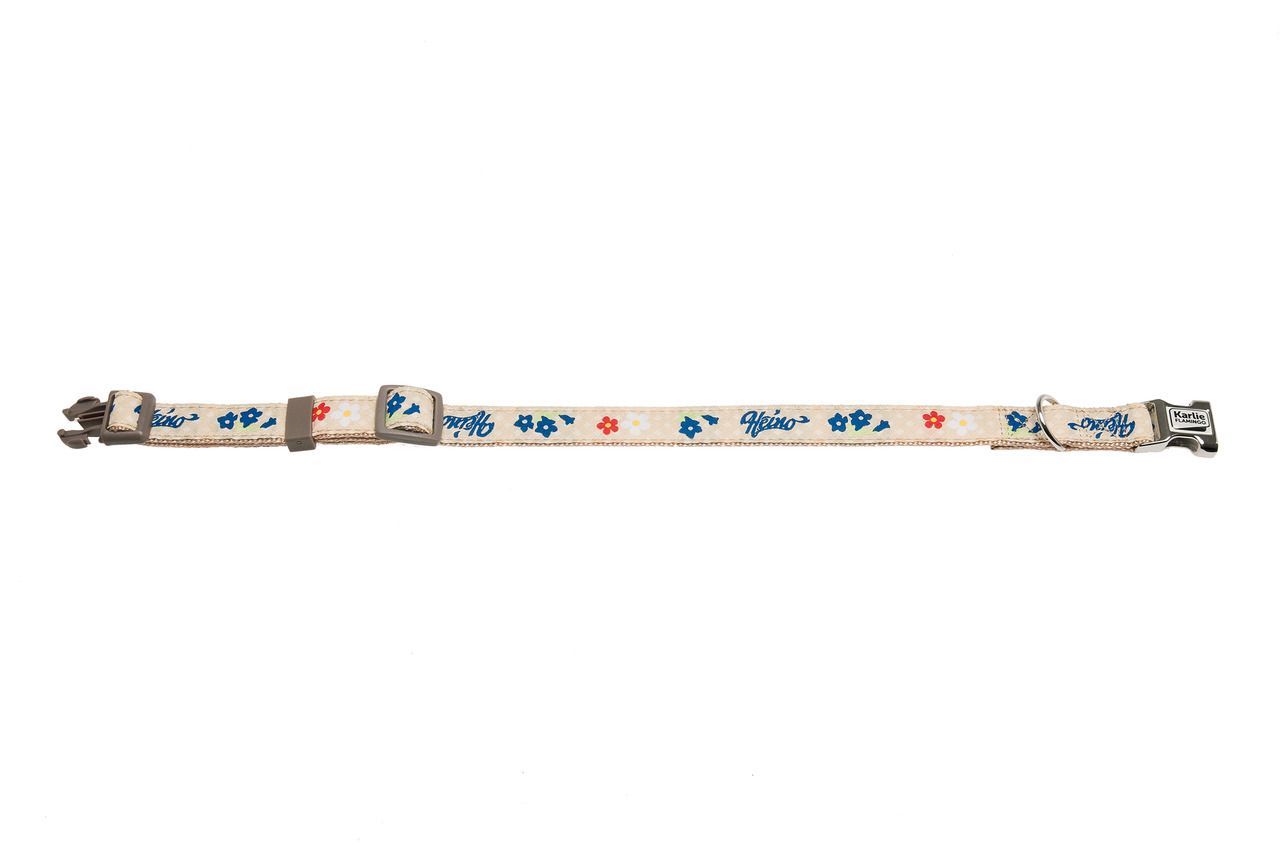 Karlie Enzian By Heino Nylon Collar - 25mm x 45 - 65cm - Beige