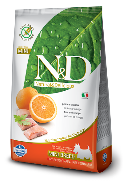Farmina N&D Grain Free Fish & Orange Adult Mini - 2.5kg