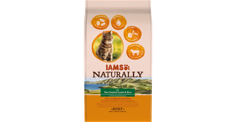 Iams Naturally Cat Adult New Zealand Lamb & Rice 700G
