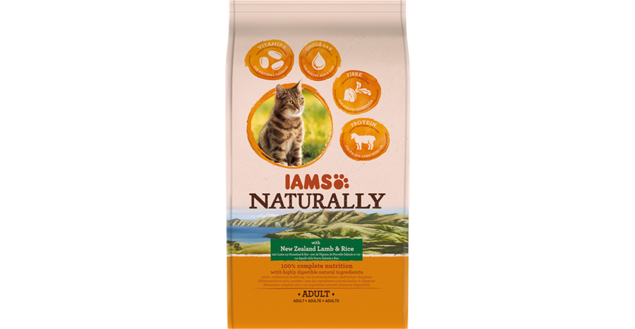 Iams Naturally Cat Adult New Zealand Lamb & Rice 270g