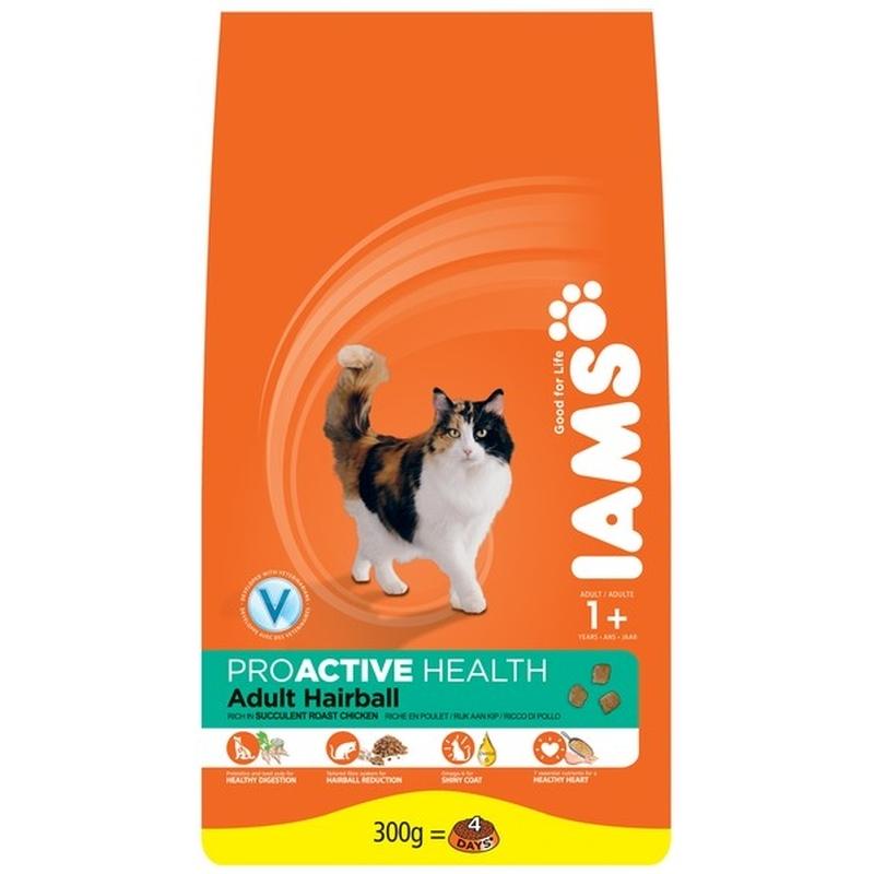 Iams Cat Adult Hairball Chicken 300g