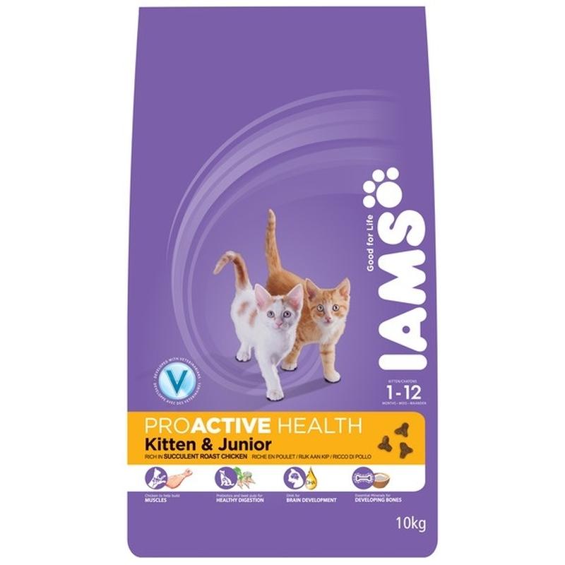 Iams Cat Kitten & Junior Chicken 10kg