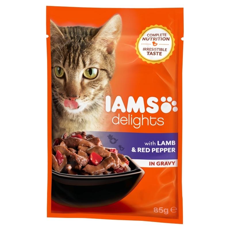 Iams Delights Adult Lamb & Red Pepper In Gravy - 85gr