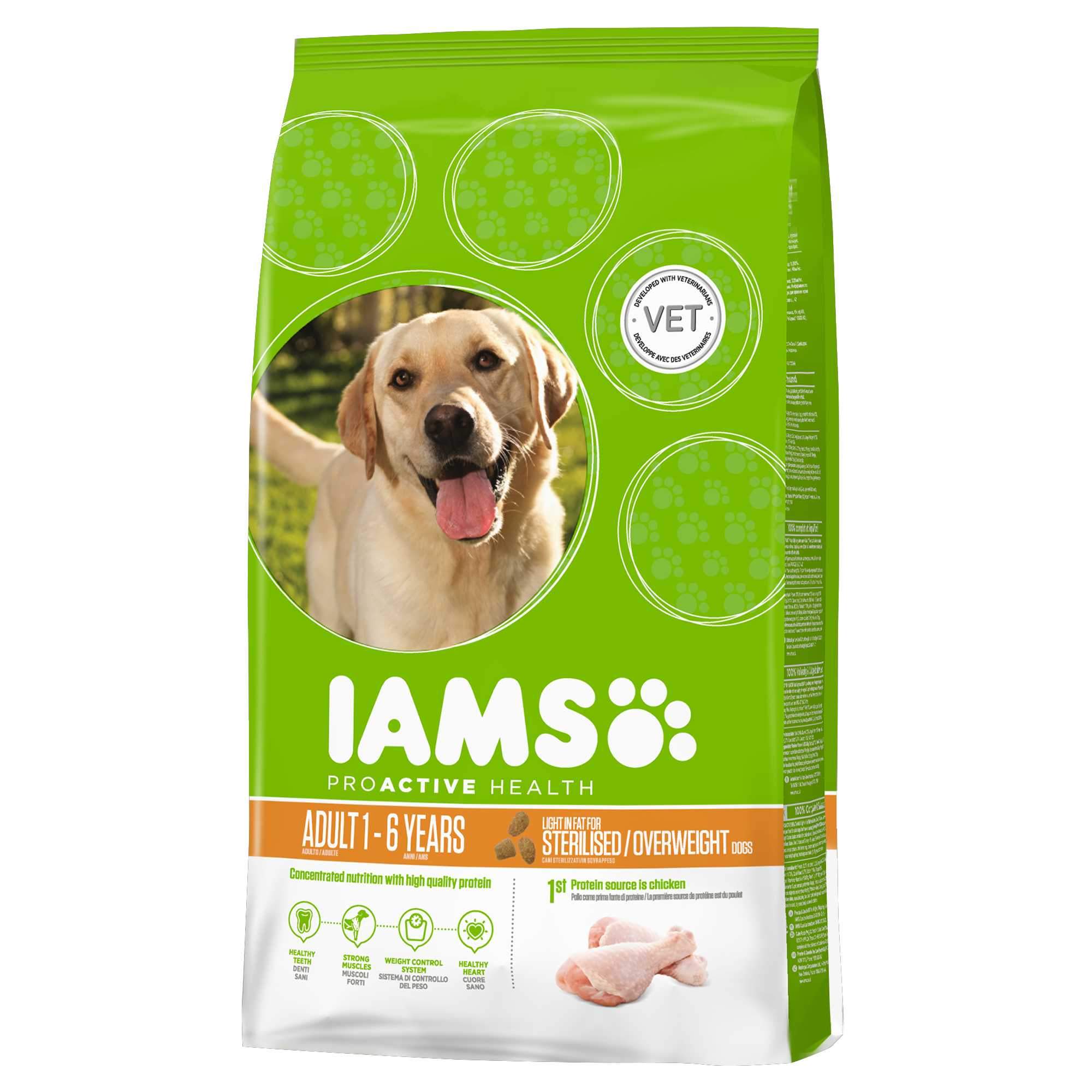 Iams Dog Adult Light Sterilized/Overweight 3kg