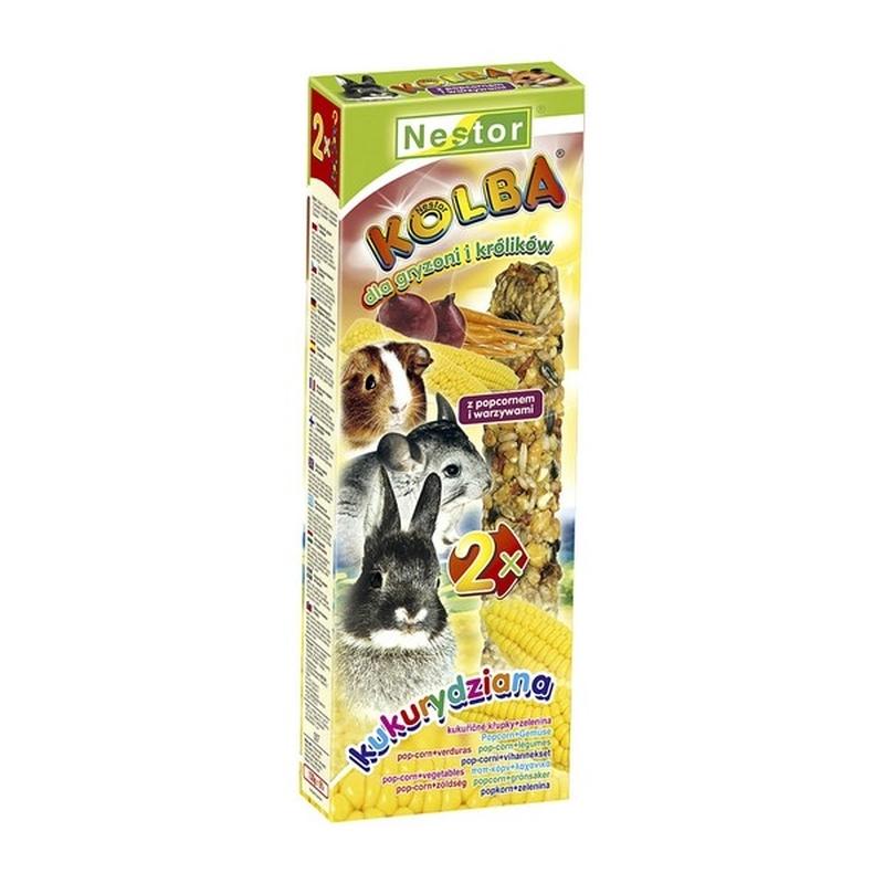 Nestor Sticks For Rodents And Rabbits With Corn Flakes & Vegetables - 115gr