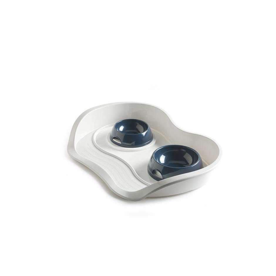Moderna Pet Menu 2*470ml bowl with tray TTT