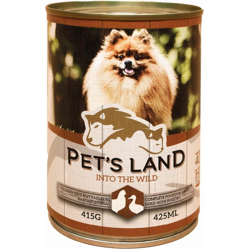 Pet's Land Dog Poultry - 415g