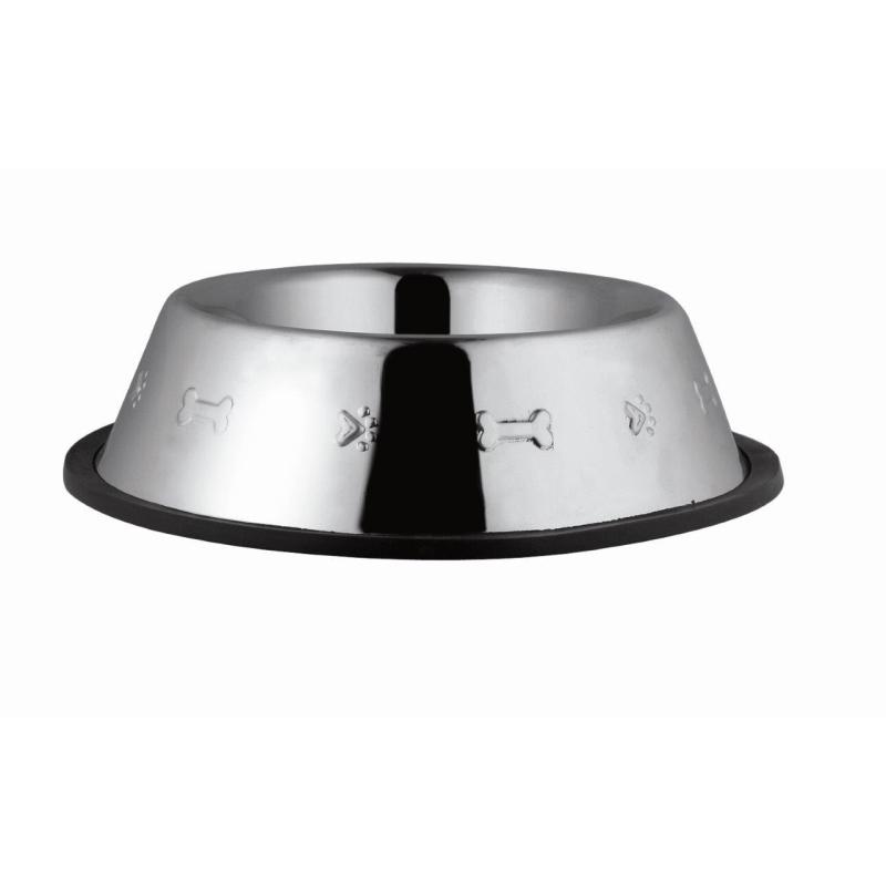 Raintech Steel bowl with anti-slip rubber, printed pattern 0,220l / 12cm